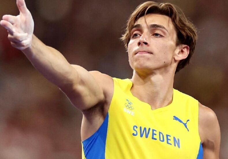 Armand Duplantis pole vault athlete