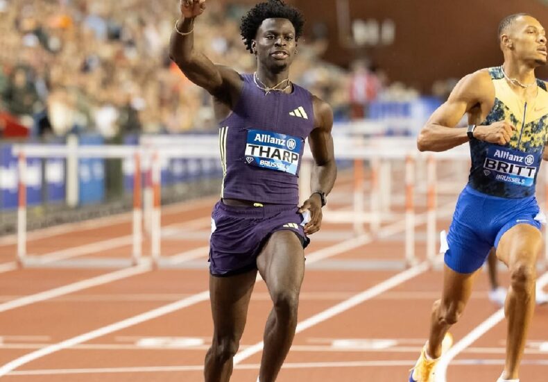 Ja’Kobe Tharp Diamond League winner