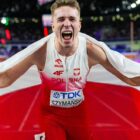 Jakub Szymanski hurdles champion