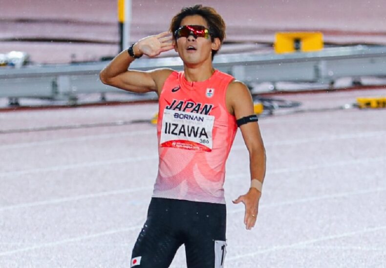 Kazuto Iizawa running