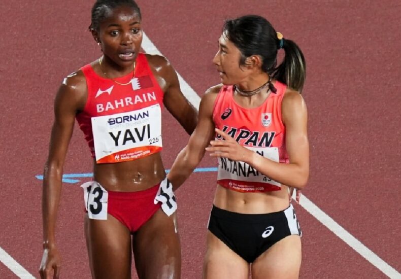 Winfred Yavi and Nozomi Tanaka