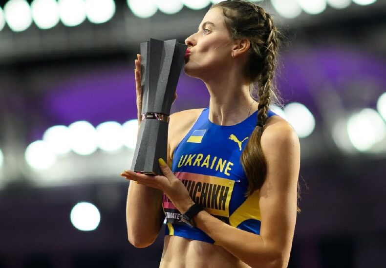 Yaroslava Mahuchikh high jump World Athletics Ultimate Championships